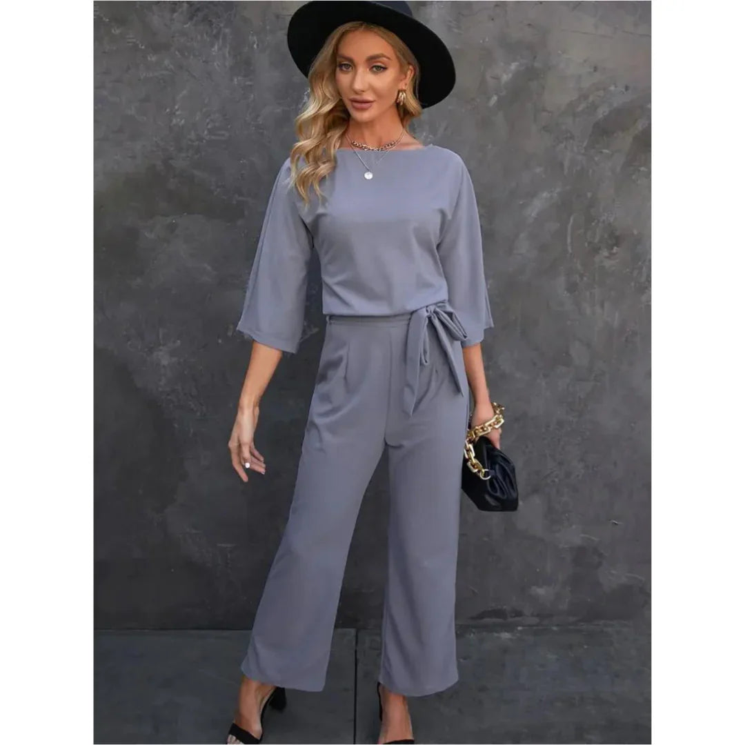 Giulietta – Luxe Dames Jumpsuit met Wijde Pijpen