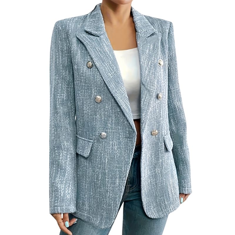 Isabella – Klassieke Dames Blazer met Knoopsluiting