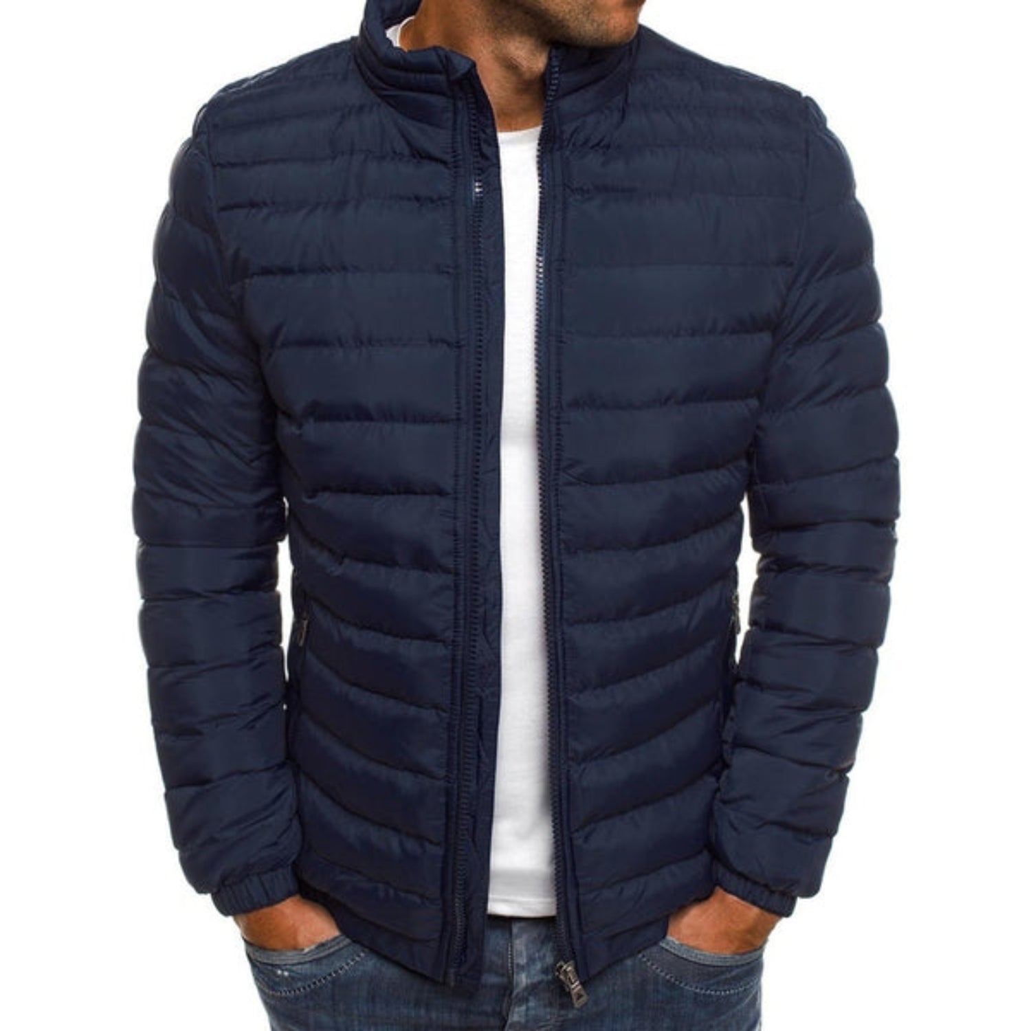 Lorenzo – Luxe Waterafstotend Heren Donsjack