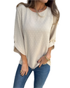Giulia – Luchtige Damesblouse van Chiffon Jacquard