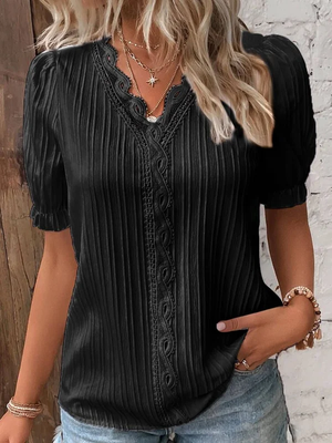 ElenaStilo™ Elegant effen overhemd