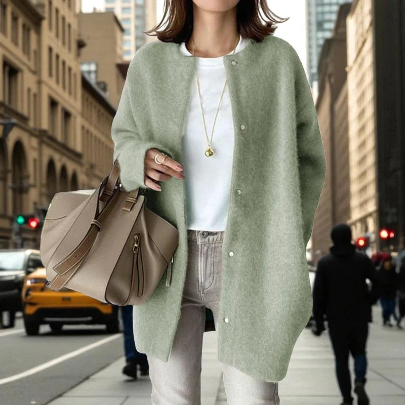 Hillarian – Dames Gebreid Vest van Zachte Knit