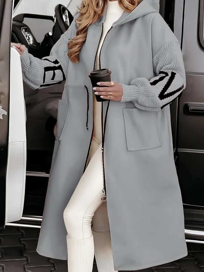 Shana – Dames Hooded Elegante Coatigan
