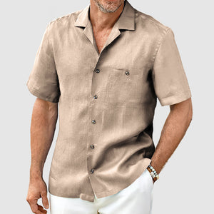 FabioRossetti Heren Casual Pocket Overhemd
