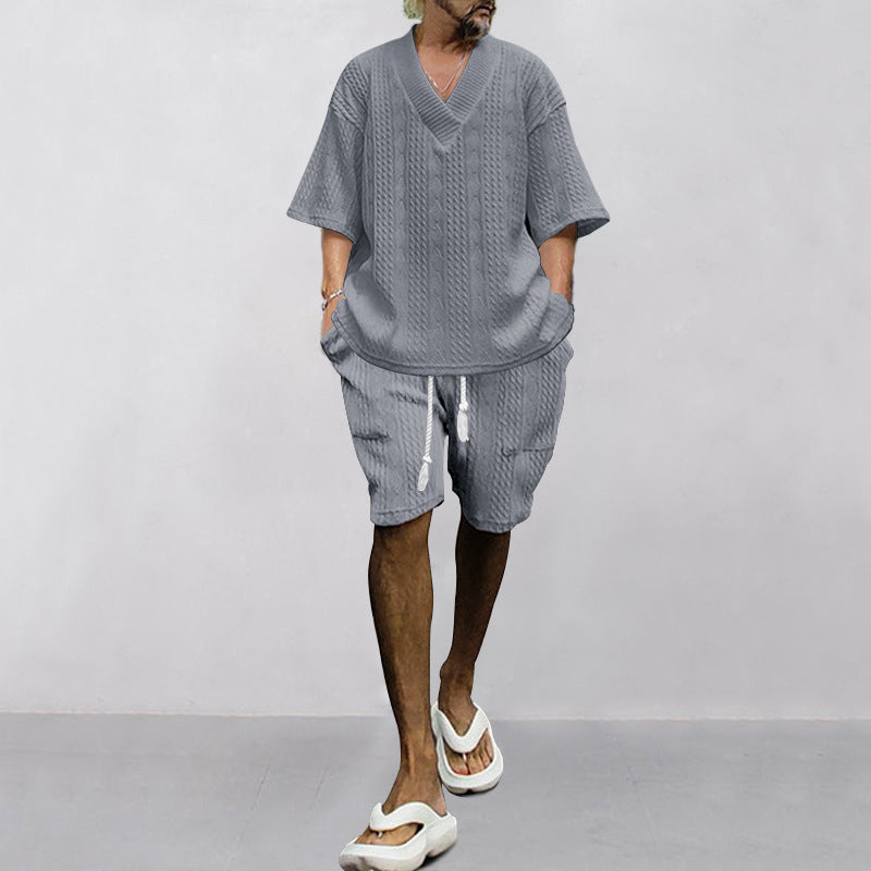 MatteoChic™ Heren stijlvol gebreid overhemd