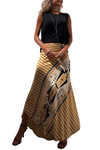 Serena – Vloeiende Dames Rok met Hoge Taille en Print