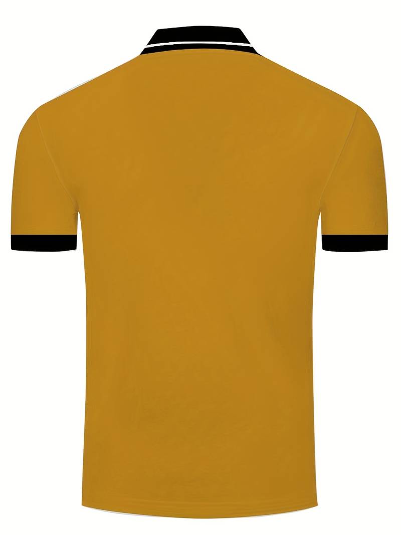 Luca – Heren Polo met Effen Kleur en Casual Look