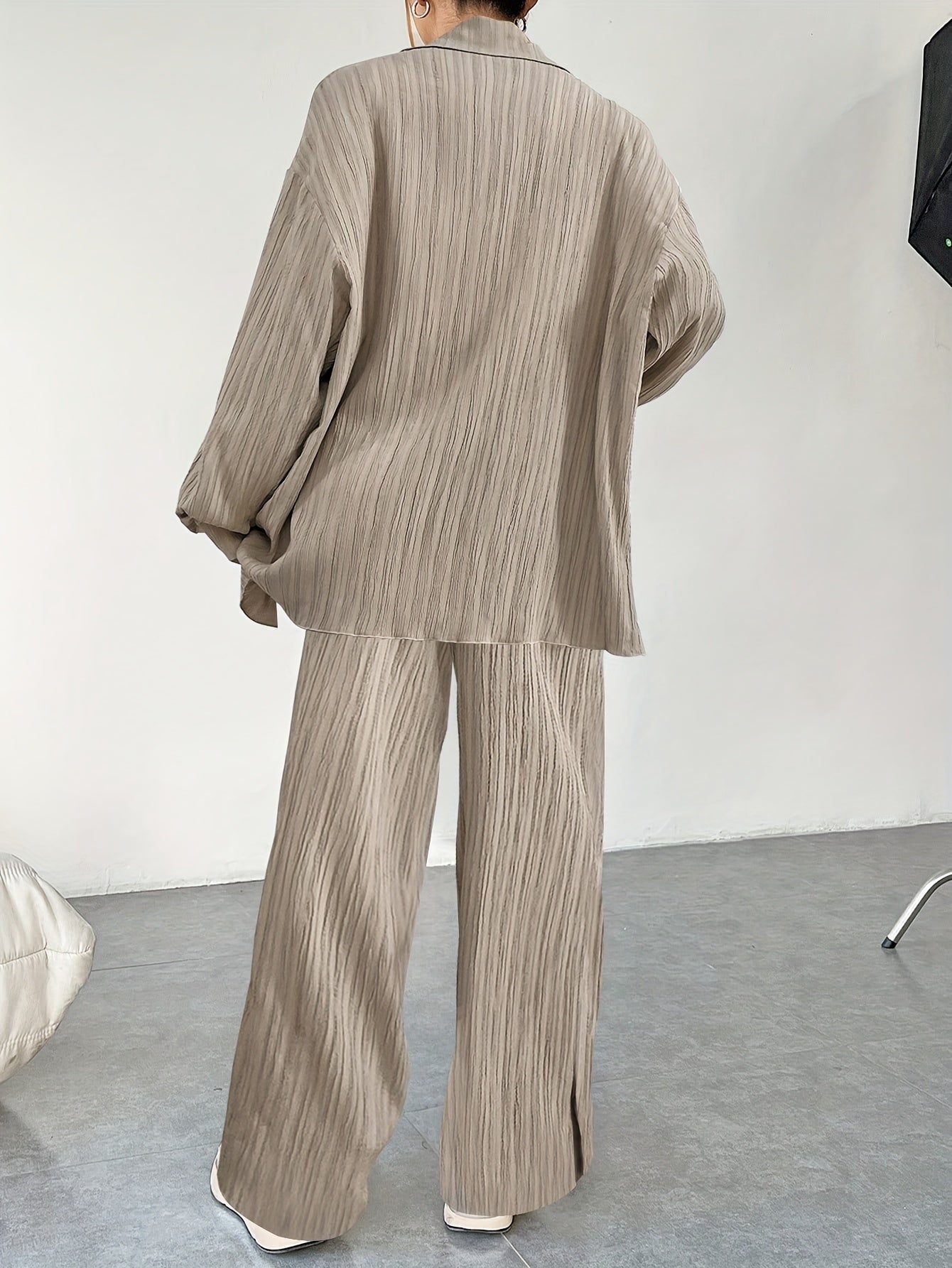 Isabella – Gestreepte Tweedelige Lounge Set voor Dames