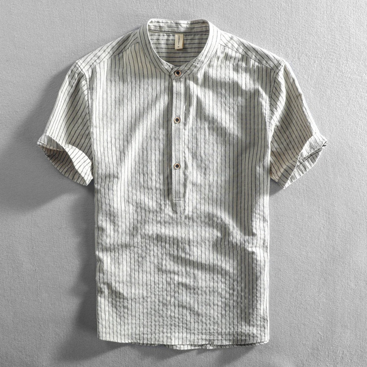 Lorenzo – Casual Heren Katoenen Streepjesoverhemd
