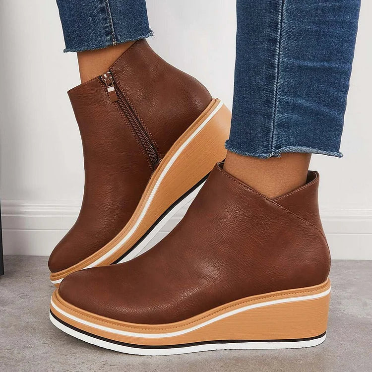Casey – Dames PU Leren Comfortschoenen