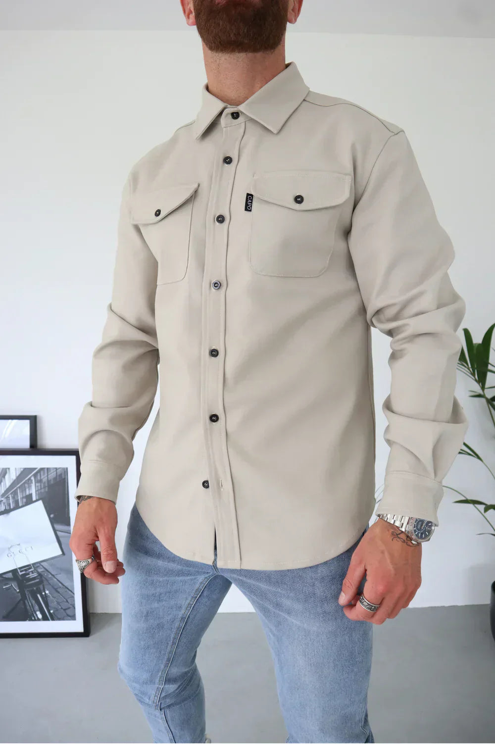 Lorenzo – Modern Fit Heren Overhemd in Casual Stijl