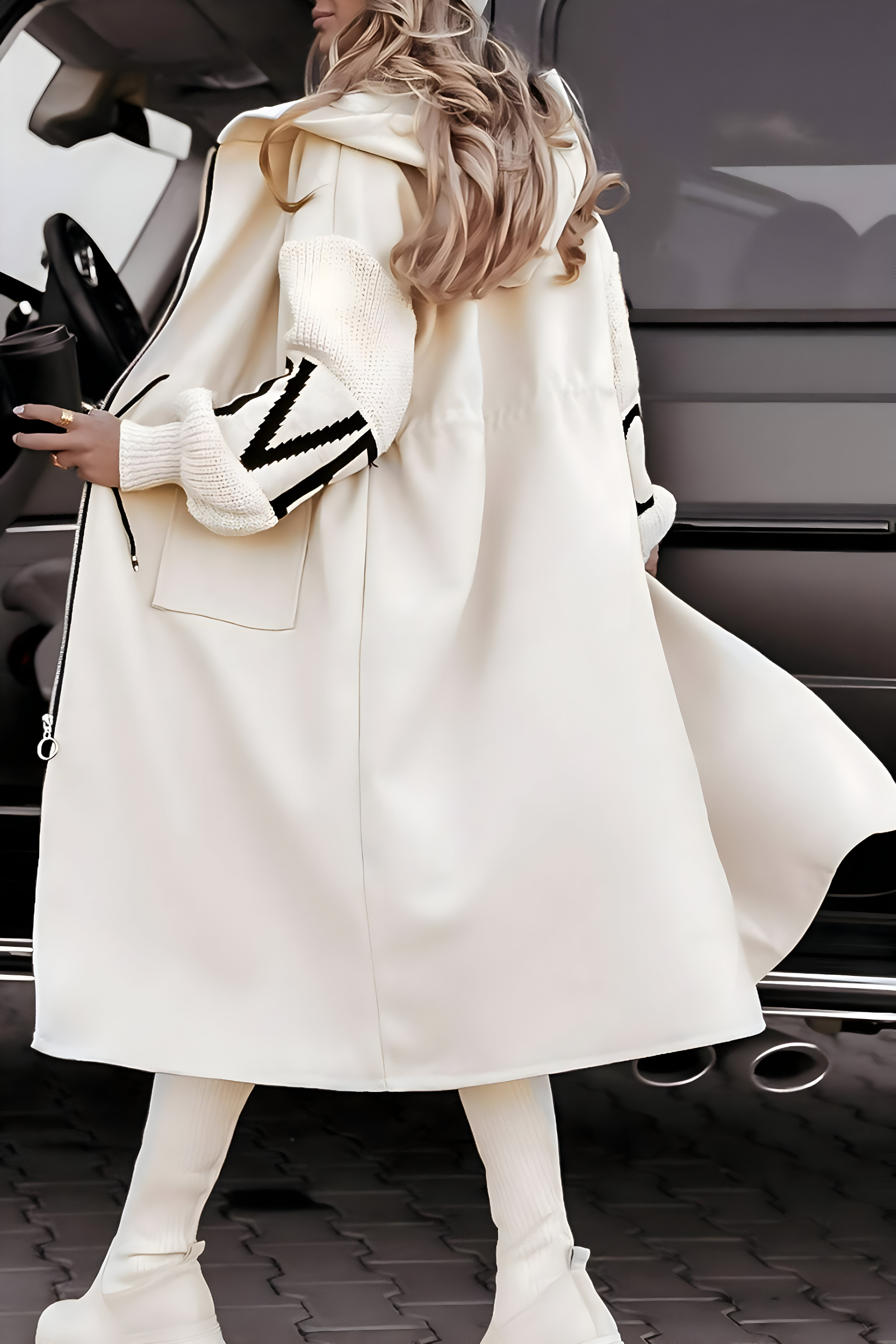 Shana – Dames Hooded Elegante Coatigan