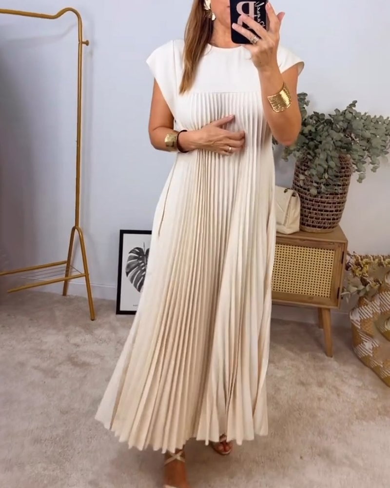 Chiara – Tijdloos Comfort Dames Midi Jurk