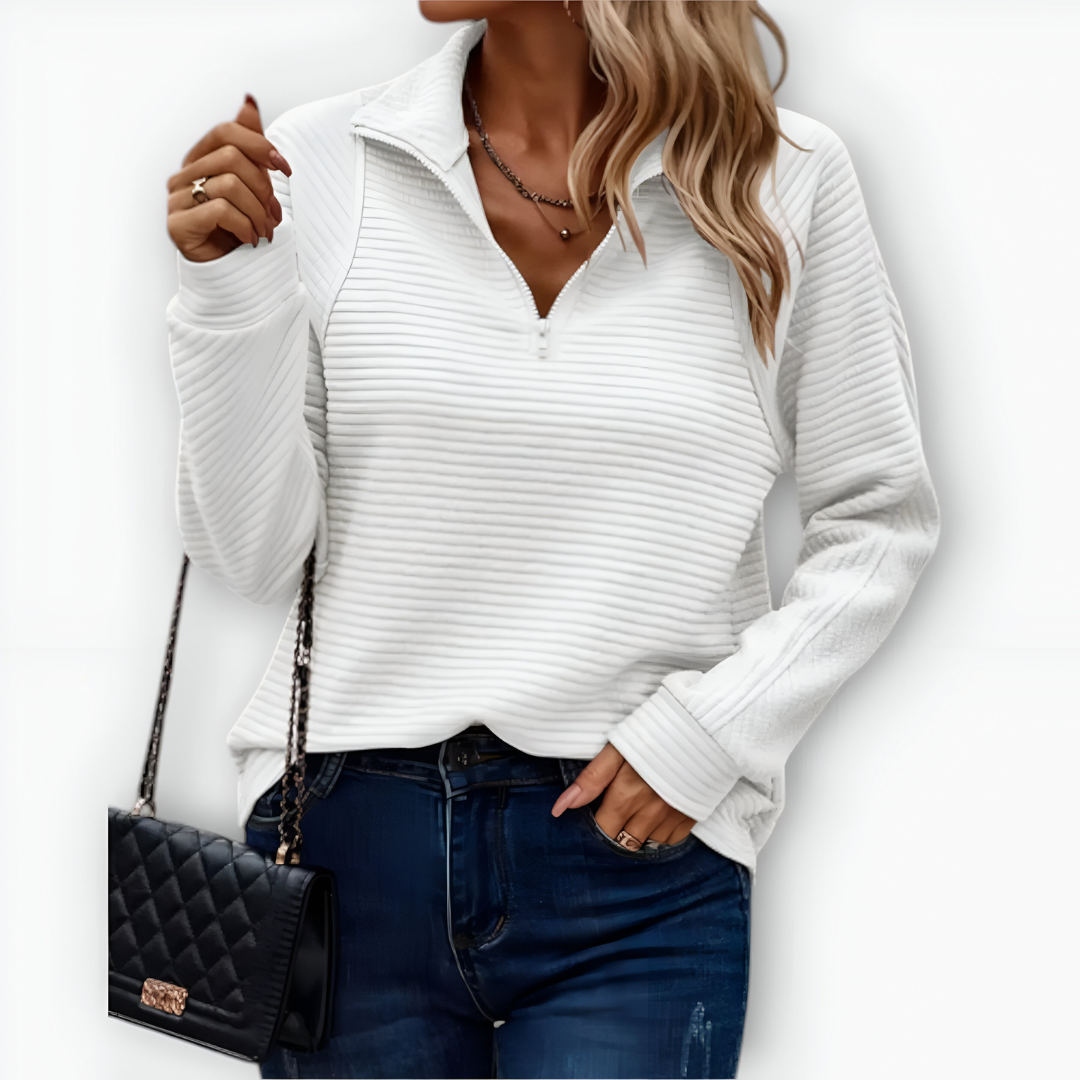 Isola – Dames Half-Zip Trui met Elegante Pasvorm