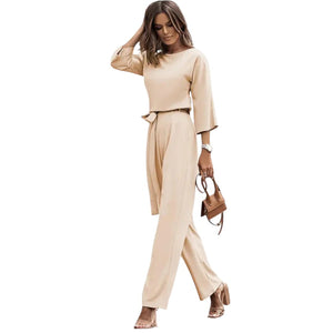 Giulietta – Luxe Dames Jumpsuit met Wijde Pijpen