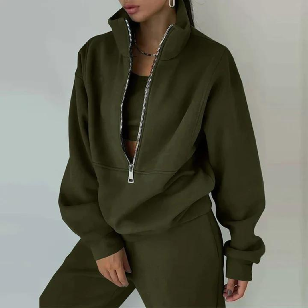 Giulia – Relaxed Fit Dames Lounge Set met Trui & Broek