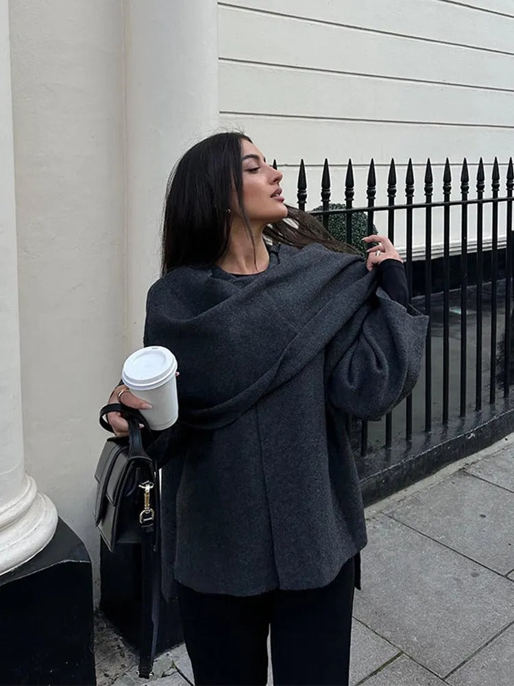 Sofia – De Viral en Trendy Herfstcape voor Dames