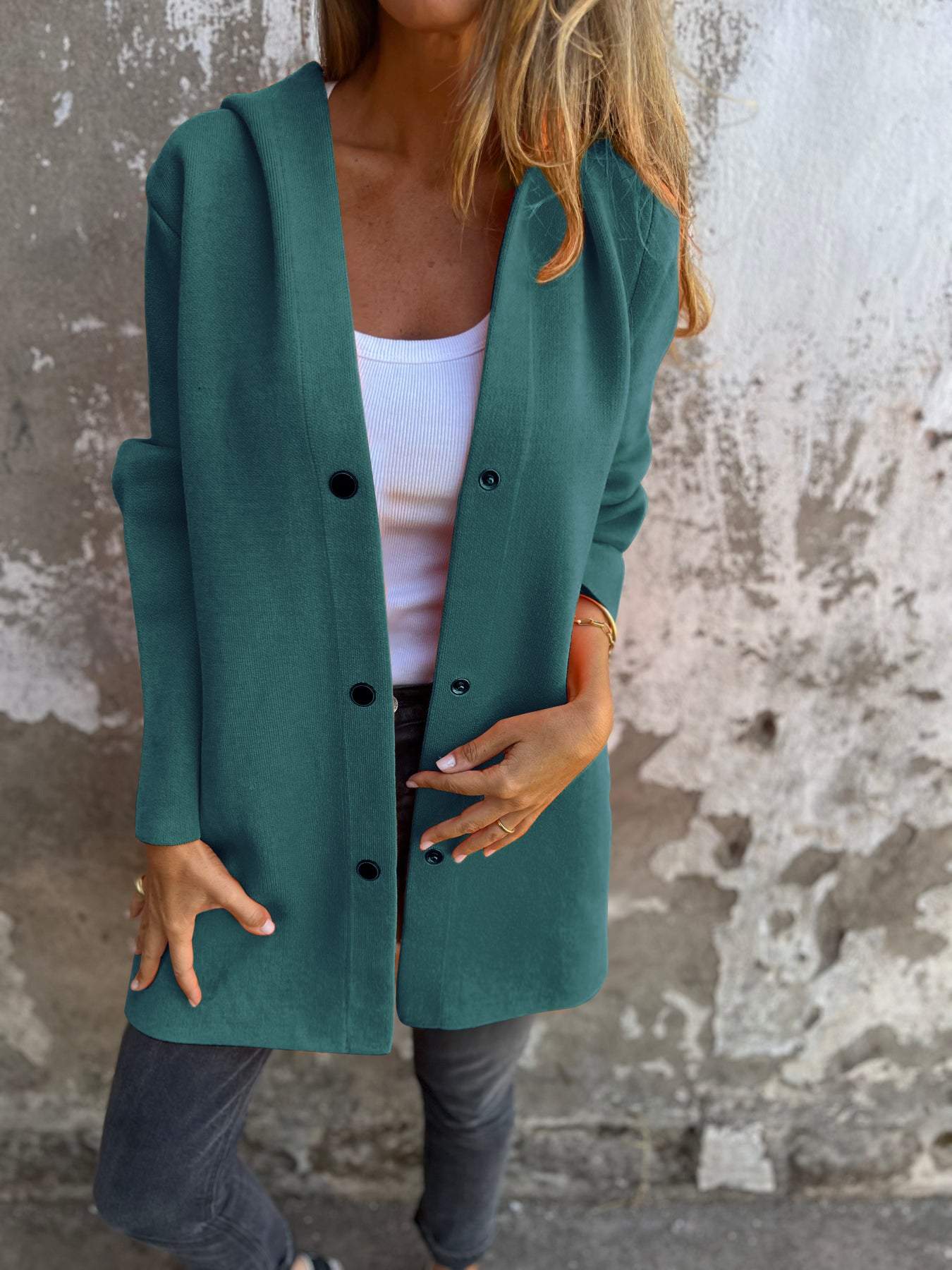 Aurelia – Dames Jas met Capuchon voor Stijlvol Comfort