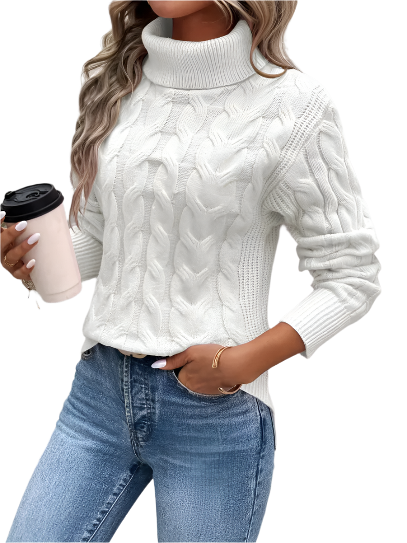Giulia – Warme Gebreide Dames Coltrui voor de Winter