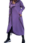 Gianna – Dames Longline Zip-Up Hoodie in Lichte Stof
