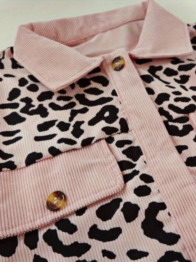 Zyra – Comfortabele Dames Jas met Luipaardprint