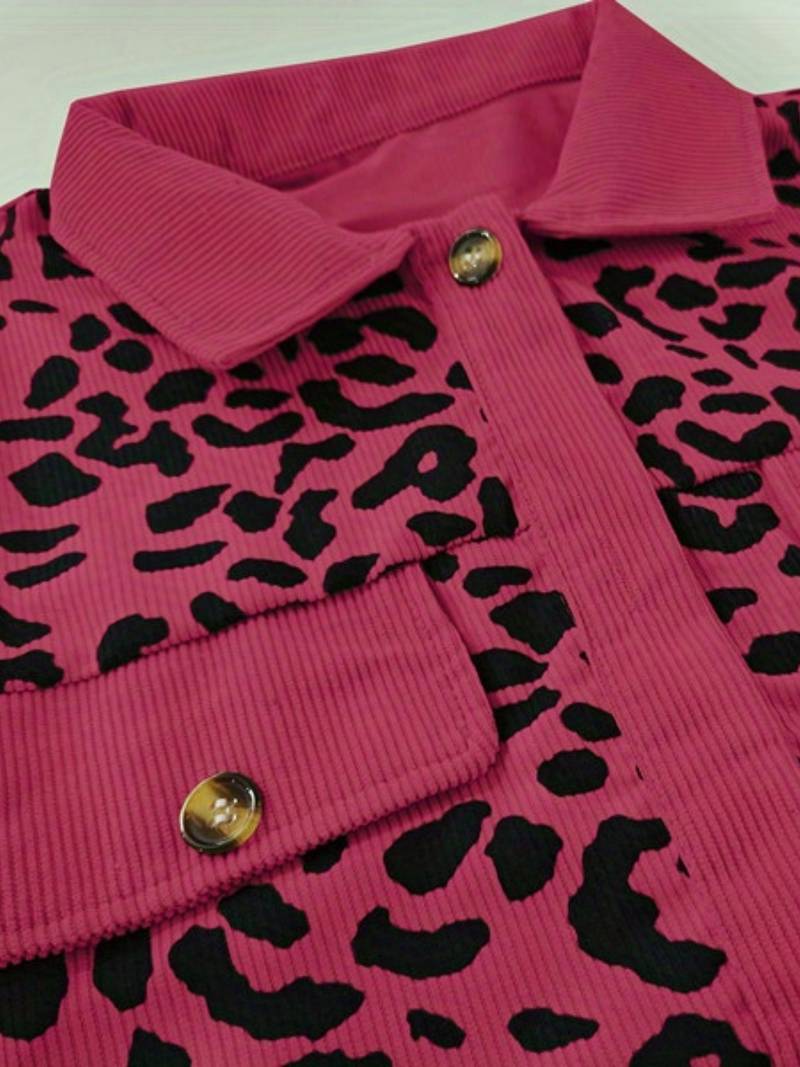 Zyra – Comfortabele Dames Jas met Luipaardprint