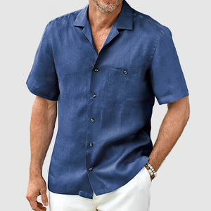 FabioRossetti Heren Casual Pocket Overhemd