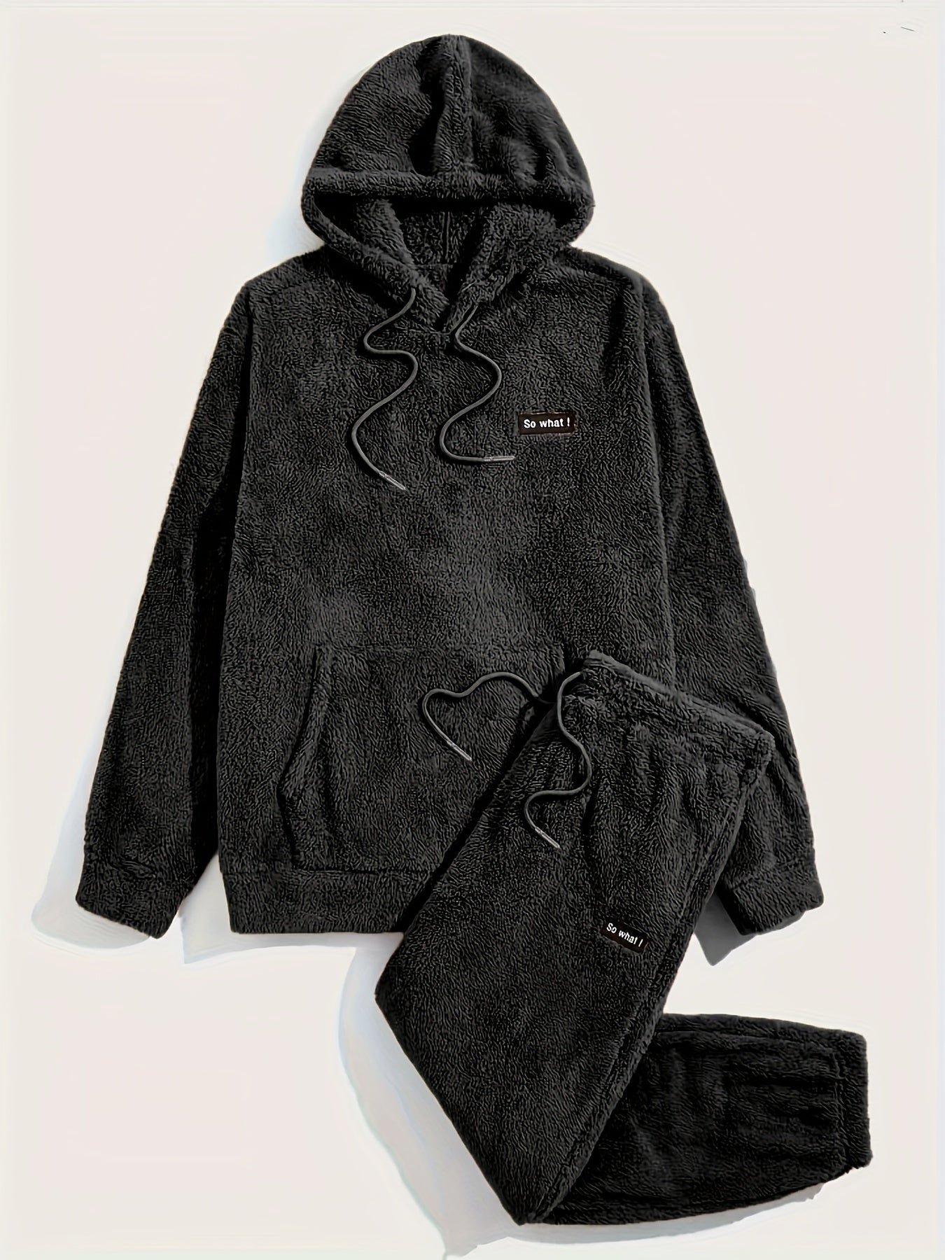 Lorenzo – Heren 2-Delige Teddy Fleece Pyjama Set