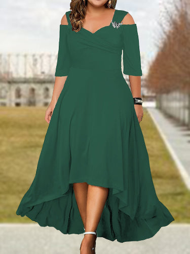 RaffaeleFiore Schouder Slip Jurk Voor Vrouwen