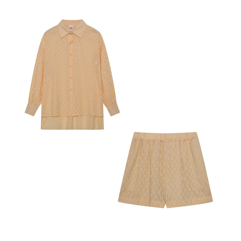 Chiara – Luchtige Dames Set van Blouse en Shorts