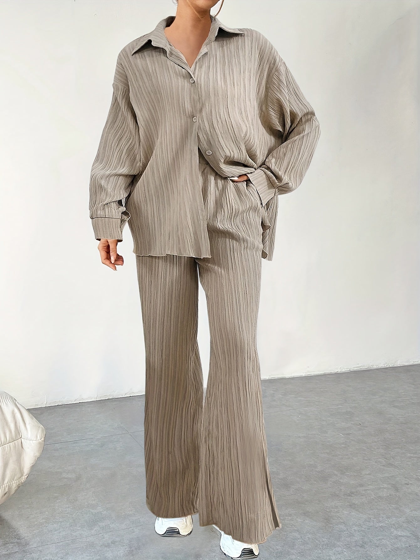 Isabella – Gestreepte Tweedelige Lounge Set voor Dames