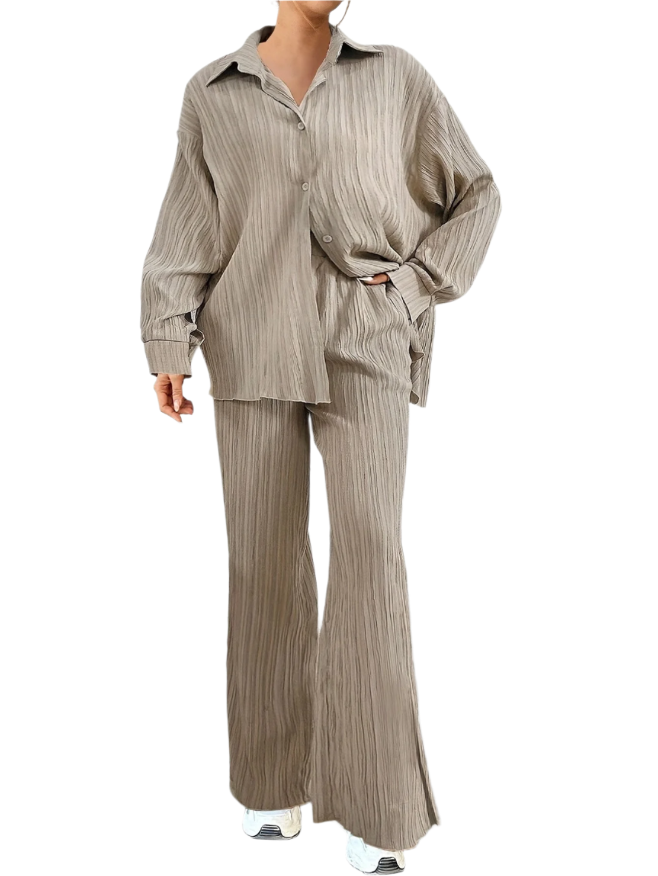 Isabella – Gestreepte Tweedelige Lounge Set voor Dames