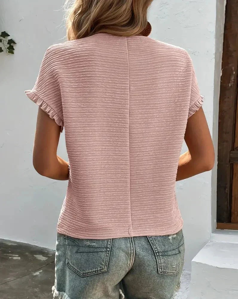 Flora – Lichte Dames T-Shirt van Katoen