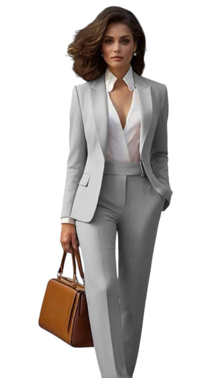 Alessandra – Dames Comfortabele en Stijlvolle Blazer & Broek Set