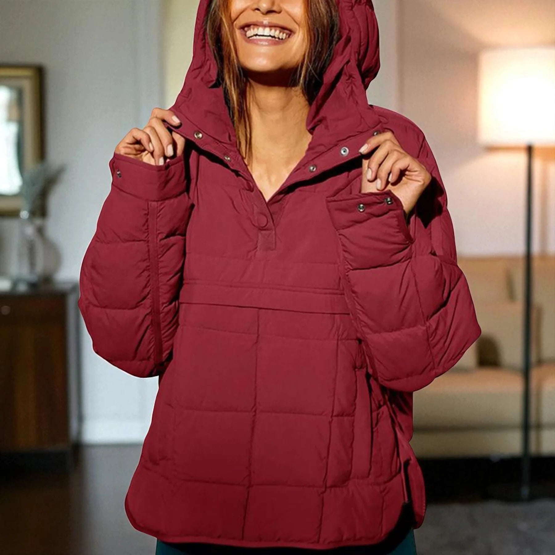 Jessica – Oversized Dames Hoodie met Capuchon
