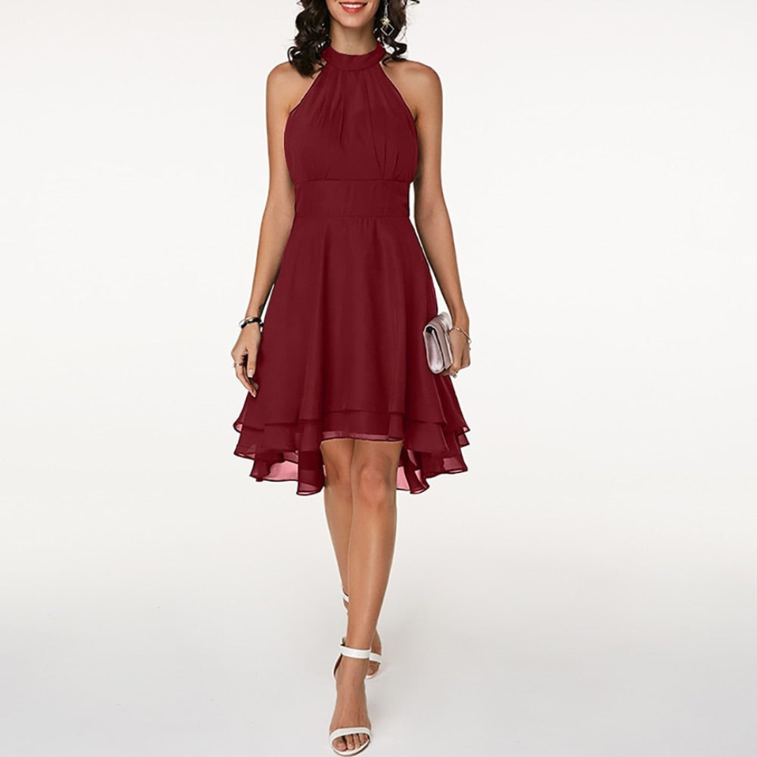 Chiara – Elegante Damesjurk met Speelse Ruffles