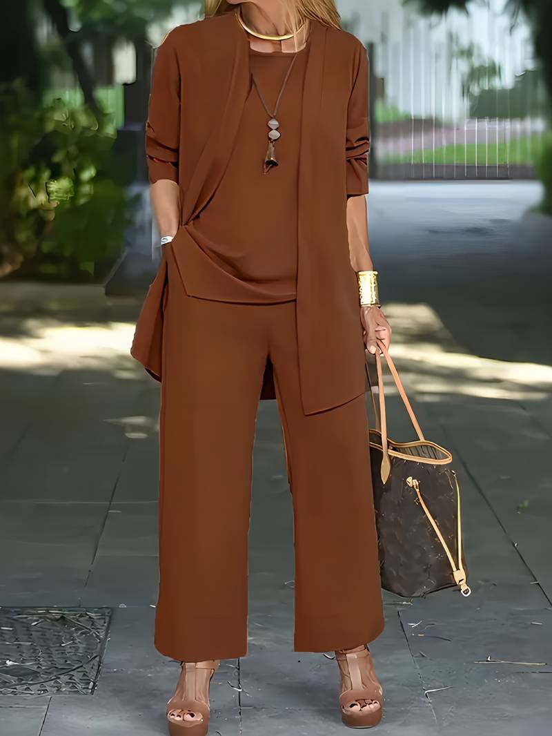 Hannah – Comfortabele Dames Lounge Set van Zachte Katoen