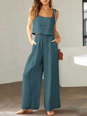 GinoFerro™ Fresco Days Broek met wijde pijpen Set