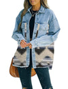 Selena – Vintage Aztec Denim Damesjas