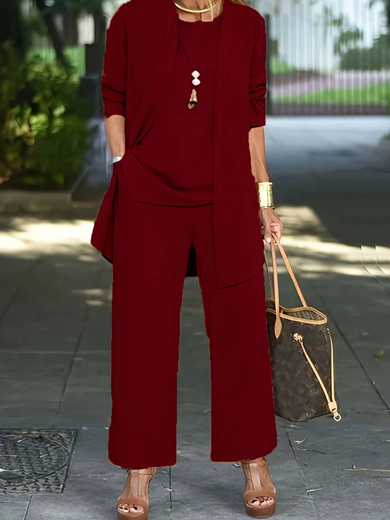Hannah – Comfortabele Dames Lounge Set van Zachte Katoen