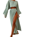 Elena – Boho-Chic Dames Katoenen Rokenset