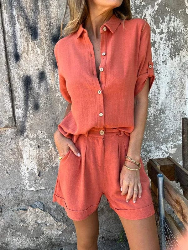 Camilla – Handgemaakte Dames Linnen Set