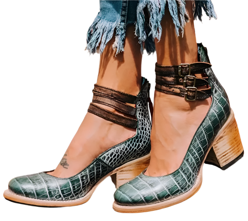 Bianca – Leren Dameslaarzen met Sculpted Design