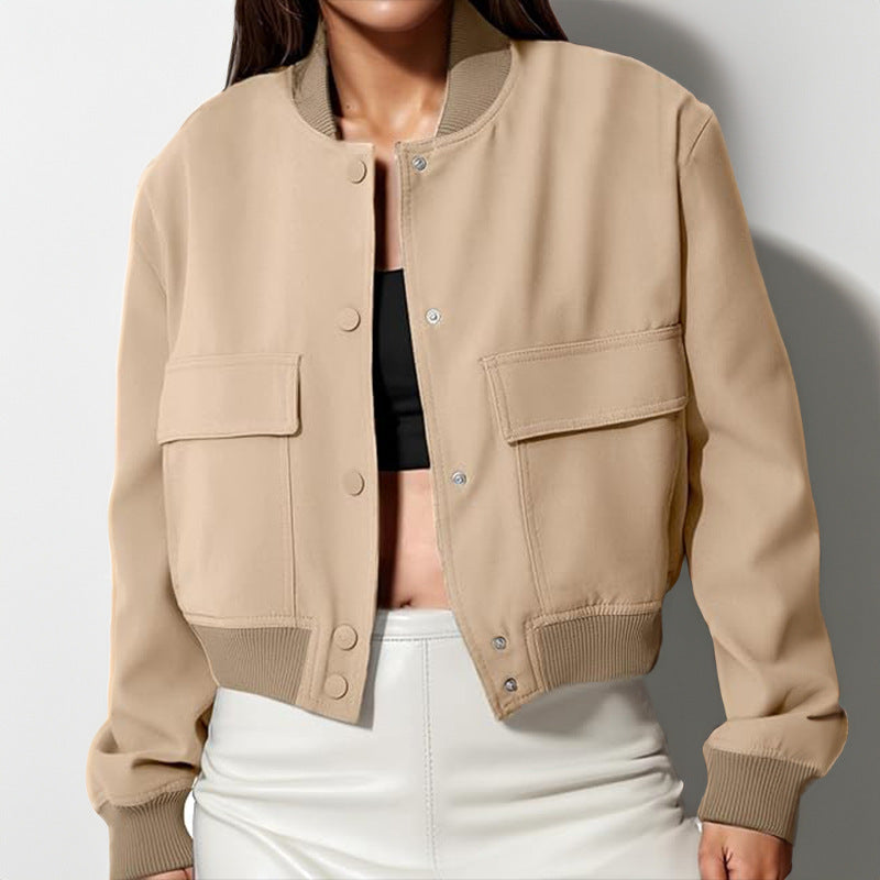 Giulia – Dames Utility Jas met Knoopsluiting