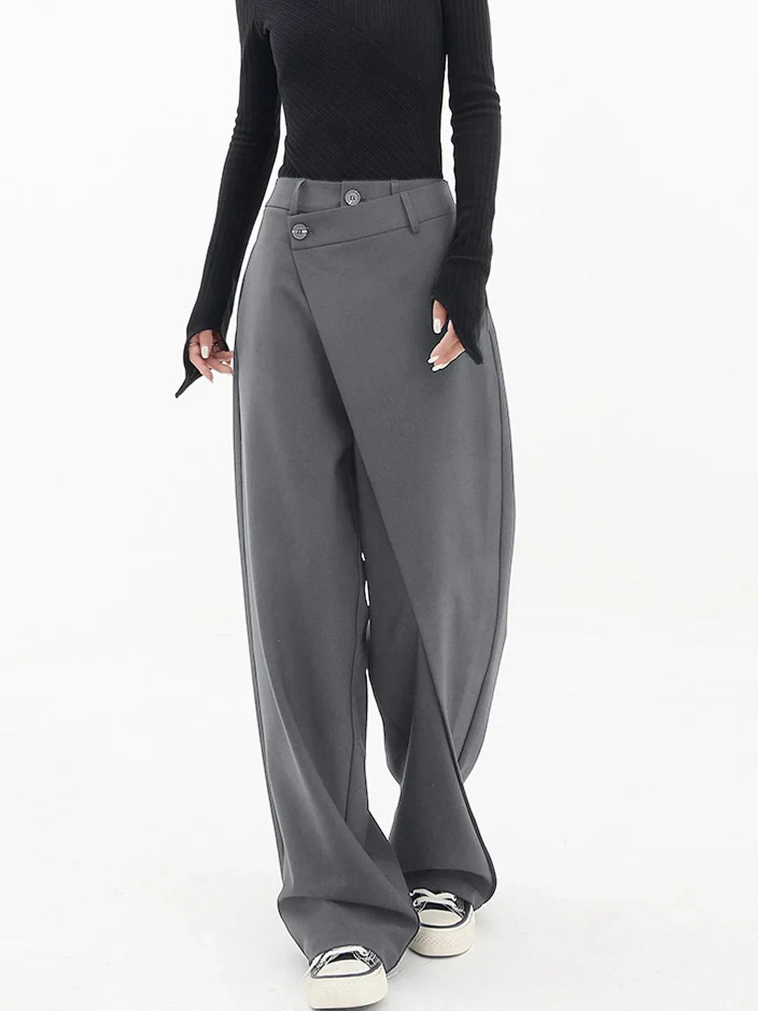 Clara – Relaxed Casual Damesbroek met Gedurfd Design