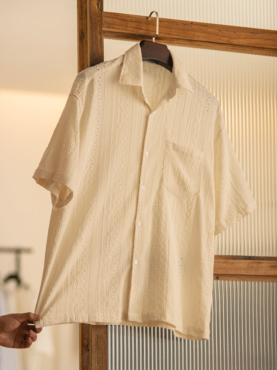 VeraMonti Hol Jacquard Overhemd