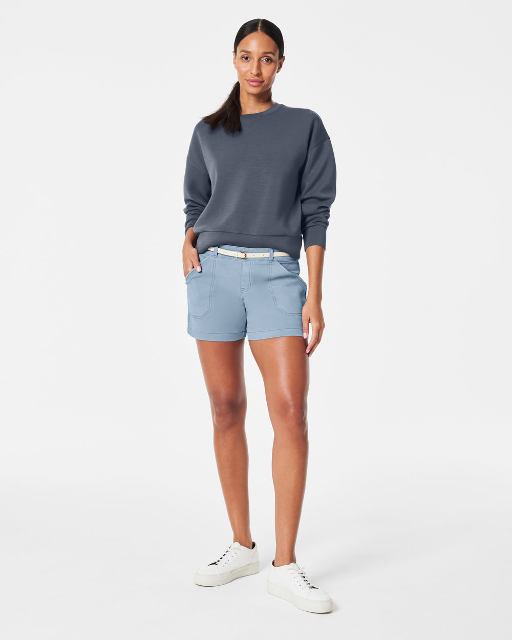 VittorioGalli Comfortabele Stretch Keperstofbroek