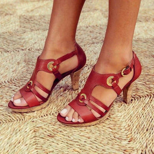 SilviaRicci Orthopedische Hoge Hak Sandalen