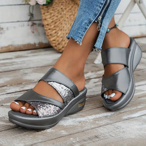 LucaMonti™ orthopedische platte sandalen voor dames