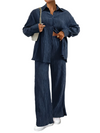 Isabella – Gestreepte Tweedelige Lounge Set voor Dames
